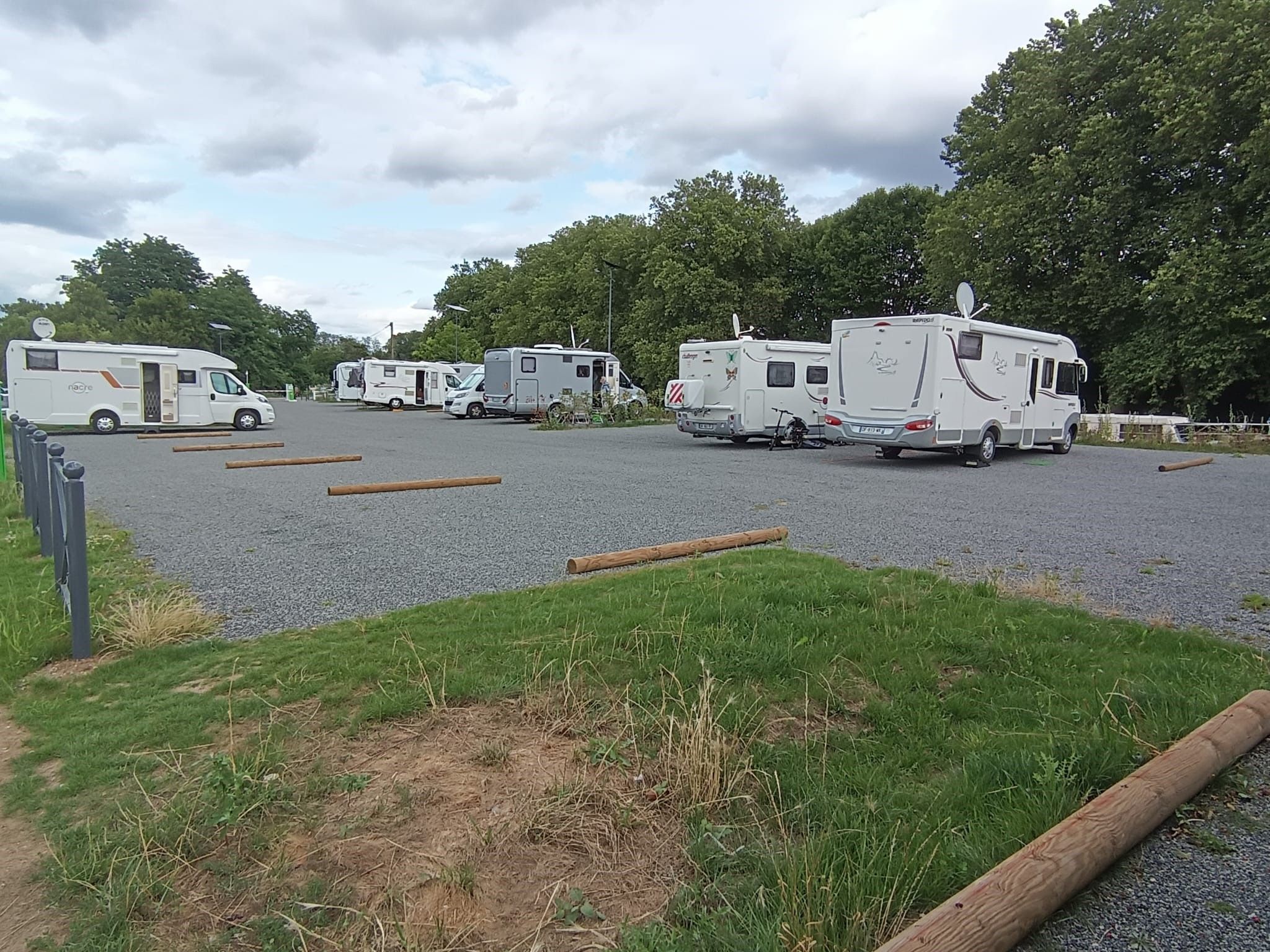 L'aire de camping-cars de Nemours