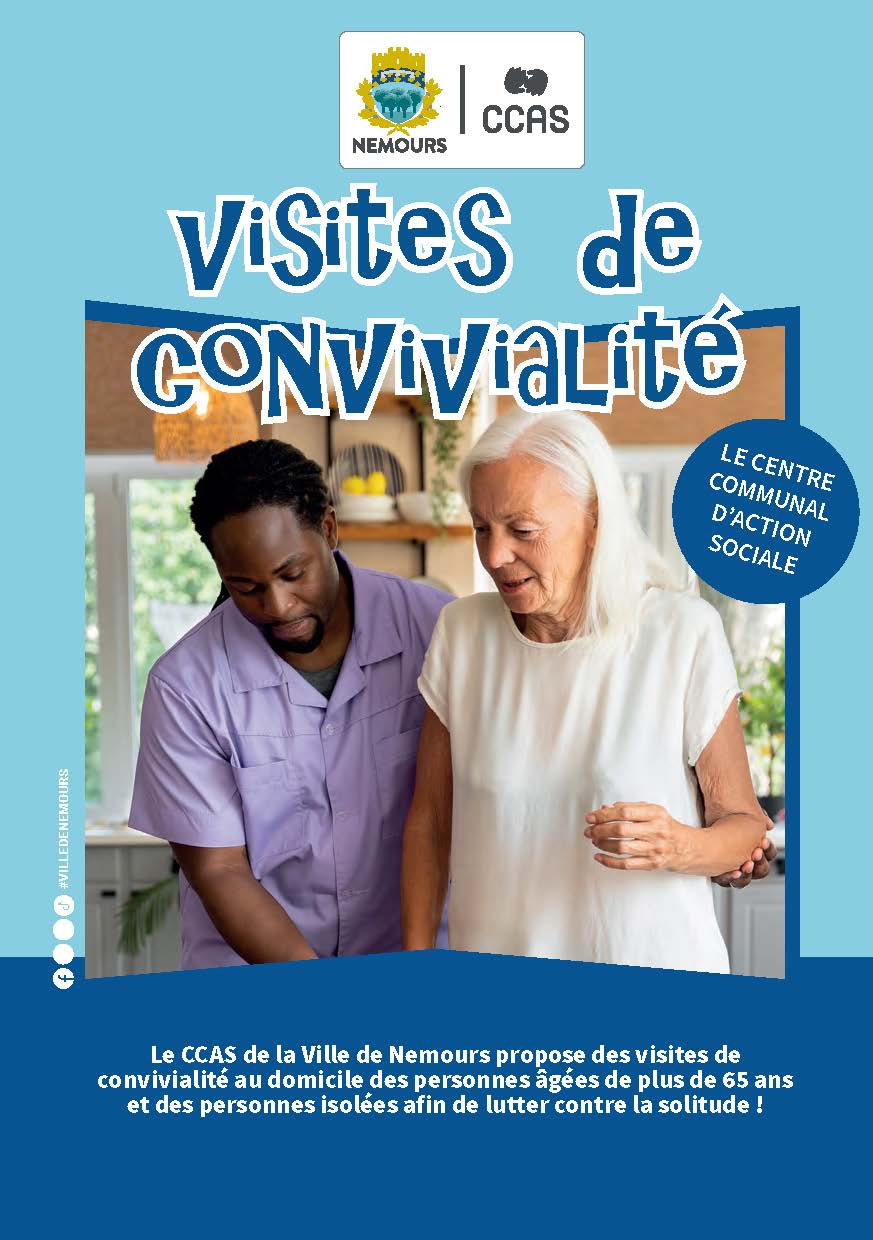 document fond blanc illustré par une photo d'une femme âgée qui marche avec l'aide d'un soignant