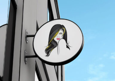 illustration femme cheveux longs