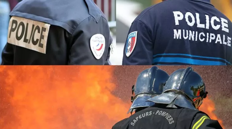 Police Municipale, Police Nationale et Sapeur-Pompier