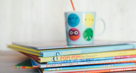 pile of story books