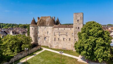 vue aérienne château