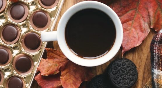 white ceramic cup with coffee